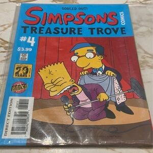 Simpsons Treasure Trove Comics #4 - Souled Out Bongo Comics 2009 Direct Edition